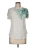 Unbranded Tropical Silver Short Sleeve T-Shirt Size M (petite) - photo 1