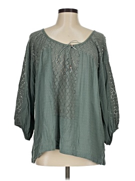 Free People 3/4 Sleeve Blouse