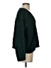 Express 100% Polyester Solid Green Pullover Sweater Size S - photo 4