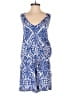 Ella Moss 100% Rayon Graphic Blue Romper Size M - photo 1