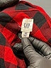 Gap Plaid Red Long Sleeve Button-Down Shirt Size XL - photo 7