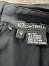 Etcetera Black Short Sleeve Silk Top Size 8 - photo 7