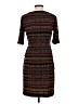 Connected Apparel Tweed Brown Casual Dress Size 4 - photo 2