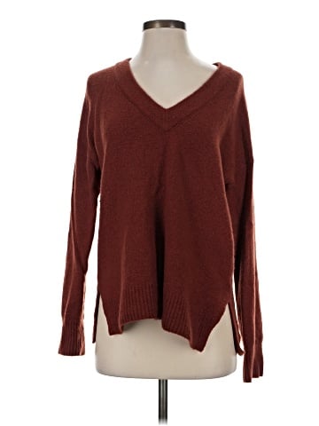 Madewell Bartlett V-Neck Pullover Sweater in Coziest Yarn (view 1)