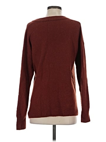 Madewell Bartlett V-Neck Pullover Sweater in Coziest Yarn (view 2)