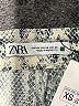 Zara 100% Polyester Paisley Blue Casual Pants Size XS - photo 4