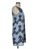 Tulle 100% Polyester Graphic Blue Casual Dress Size S - photo 4