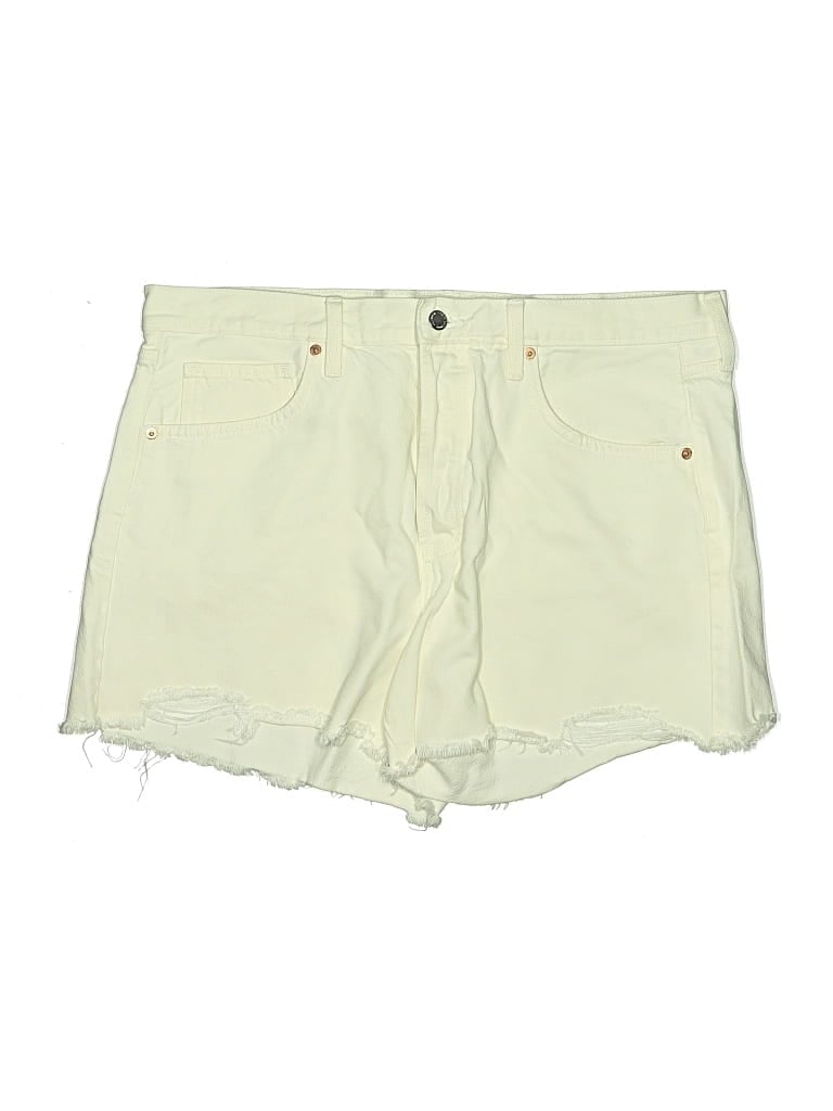 Pre-owned Universal Thread Denim Shorts In Yellow