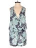 BCBGMAXAZRIA 100% Polyester Paisley Blue Romper Size XS - photo 1