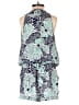 BCBGMAXAZRIA 100% Polyester Paisley Blue Romper Size XS - photo 2