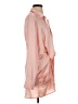 Runaway 100% Polyester Pink Long Sleeve Blouse Size S - photo 4