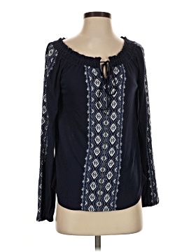White House Black Market Long Sleeve Blouse (view 1)