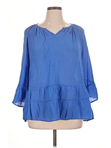 Counterparts 3/4 Sleeve Blouse (view 1)