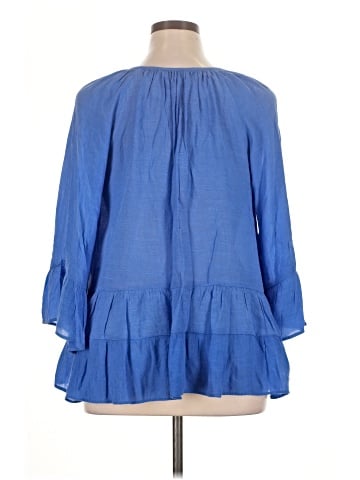 Counterparts 3/4 Sleeve Blouse (view 2)