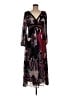 Let Me Be 100% Viscose Purple Cocktail Dress Size M - photo 1