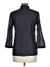 Theory Blue Black 3/4 Sleeve Blouse Size L - photo 2