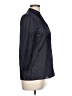 Theory Blue Black 3/4 Sleeve Blouse Size L - photo 4