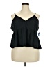 ABound 100% Cotton Black Sleeveless Blouse Size 3X - photo 1