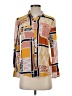 The Odells 100% Rayon Color Block Orange Long Sleeve Button-Down Shirt Size XS - photo 1