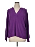 Ann Taylor LOFT Purple Pullover Sweater Size XL - photo 1