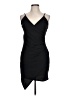 Unbranded Solid Black Cocktail Dress Size L - photo 1