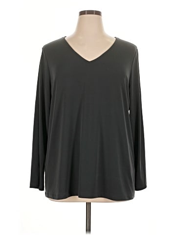 Susan Graver Long Sleeve Top (view 1)