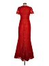St. John 100% Polyester Red Cocktail Dress Size 4 - photo 2