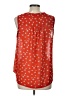 Fun2Fun 100% Polyester Orange Sleeveless Blouse Size L - photo 2