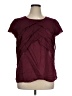 Talbots Burgundy Short Sleeve Blouse Size 16 - photo 1