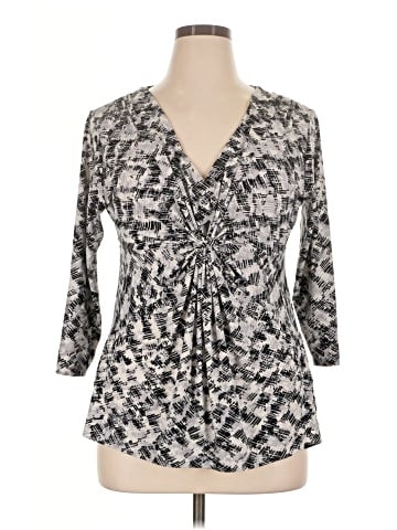 Daisy Fuentes 3/4 Sleeve Blouse (view 1)