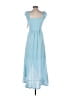 Derek Heart Blue Casual Dress Size S - photo 2