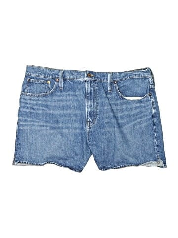 Madewell Relaxed Mid-Length Denim Shorts in Kimbrough Wash: Side-Slit Edition (view 1)