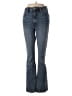 Zara Chevron-herringbone Blue Jeans Size 2 - photo 1
