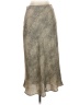 Re:named 100% Polyester Animal Print Silver Casual Skirt Size S - photo 1