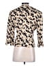 Max Mara 100% Polyester Gold Ivory Blazer Size 4 - photo 2