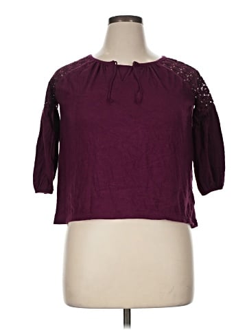 Old Navy 3/4 Sleeve Blouse (view 1)