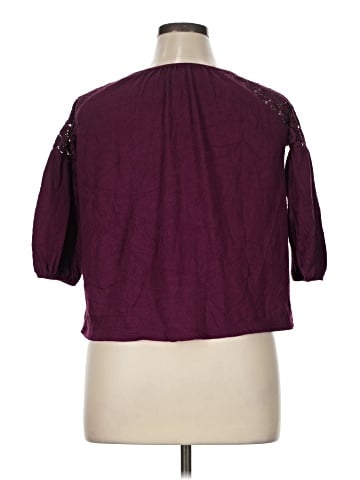 Old Navy 3/4 Sleeve Blouse (view 2)
