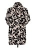 CAbi Print Tan Short Sleeve Blouse Size S - photo 2