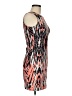 Aqua 100% Polyester Graphic Orange Cocktail Dress Size M - photo 4