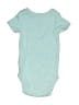 Carter's Solid Teal Short Sleeve Onesie 0-3 MO / 3 MO - photo 2