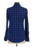 DJT Plaid Blue Long Sleeve Button-Down Shirt Size M - photo 2