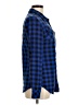 DJT Plaid Blue Long Sleeve Button-Down Shirt Size M - photo 4