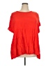 Andree by UNIT 100% Rayon Red Short Sleeve Blouse Size 3X - photo 1