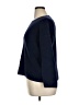 Gap 100% Cotton Solid Blue Pullover Sweater Size XL - photo 5