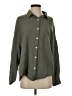 Automet Solid Green Long Sleeve Button-Down Shirt Size S - photo 1