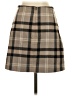 Wilfred Plaid Brown Wool Skirt Size 4 - photo 2