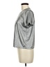 Porridge Metallic Silver Short Sleeve Top Size Med (2) - photo 5