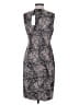 Versace Collection Graphic Gray Tan Cocktail Dress Size EU (IT) 44 / US 8 - photo 2