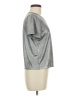Porridge Metallic Silver Short Sleeve Top Size Med (2) - photo 4