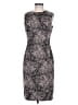 Versace Collection Graphic Gray Tan Cocktail Dress Size EU (IT) 44 / US 8 - photo 1